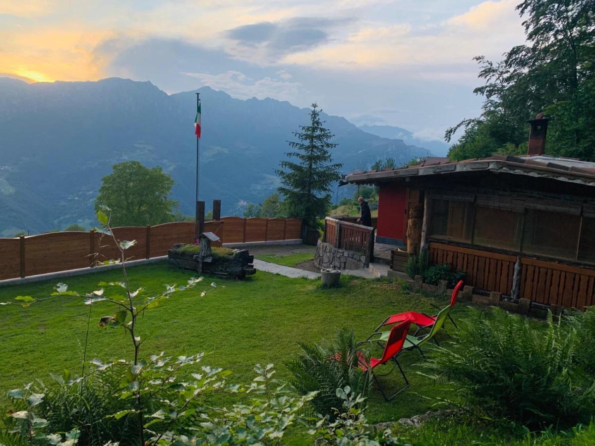 Dossena Splendido Chalet Di Montagna Immerso Nella Natura Madonna della Costa Exteriör bild